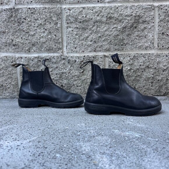 BLUNDSTONE Black Leather Chelsea Boots Womens US 7.5 AUS 4.5 Classic Boot #558 - Picture 3 of 10